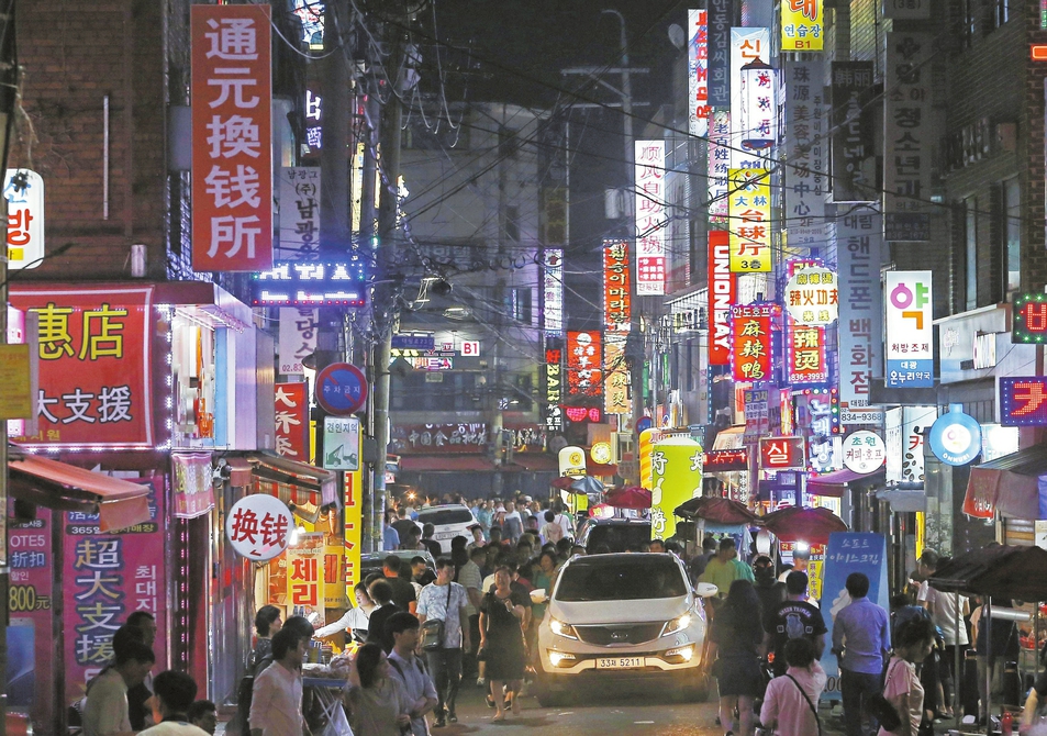 大林洞中国城在韩国刮起纯正中国风